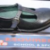 Shoe Black Green Cross - Girls buckle 4182 - Image 2